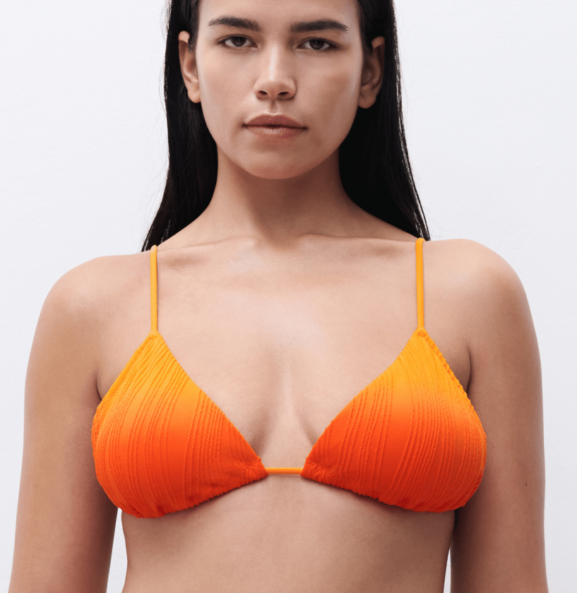 Pulp bikinitopp uten bøyle, oransje, Størrelse: XS/S, Kvinner