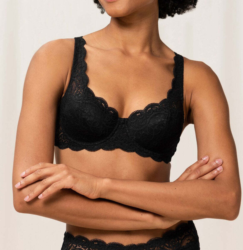 Amourette 300 WHP BH med spiler, svart, Størrelse: 70G, Kvinner