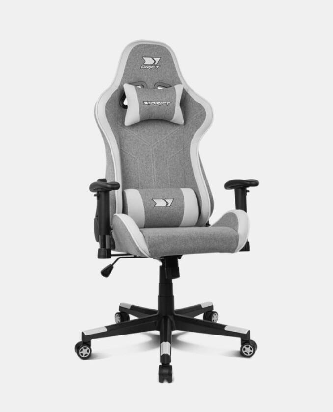 Drift Dr90 Pro, Pc-Gamingstol, 150 Kg, Polstret Sete, Polstret Rygg, Hvit, Nylon