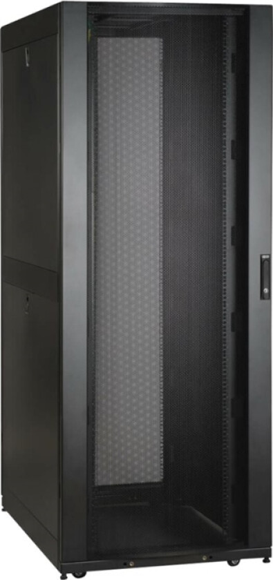 Eaton Tripp Lite Series 42U Rack Enclosure Server Cabinet 30" Wide W/ 6Ft Cable Manager - Rack Skap - Svart - 42U - 19" - Med 3" Bred Høy Kapasitet V