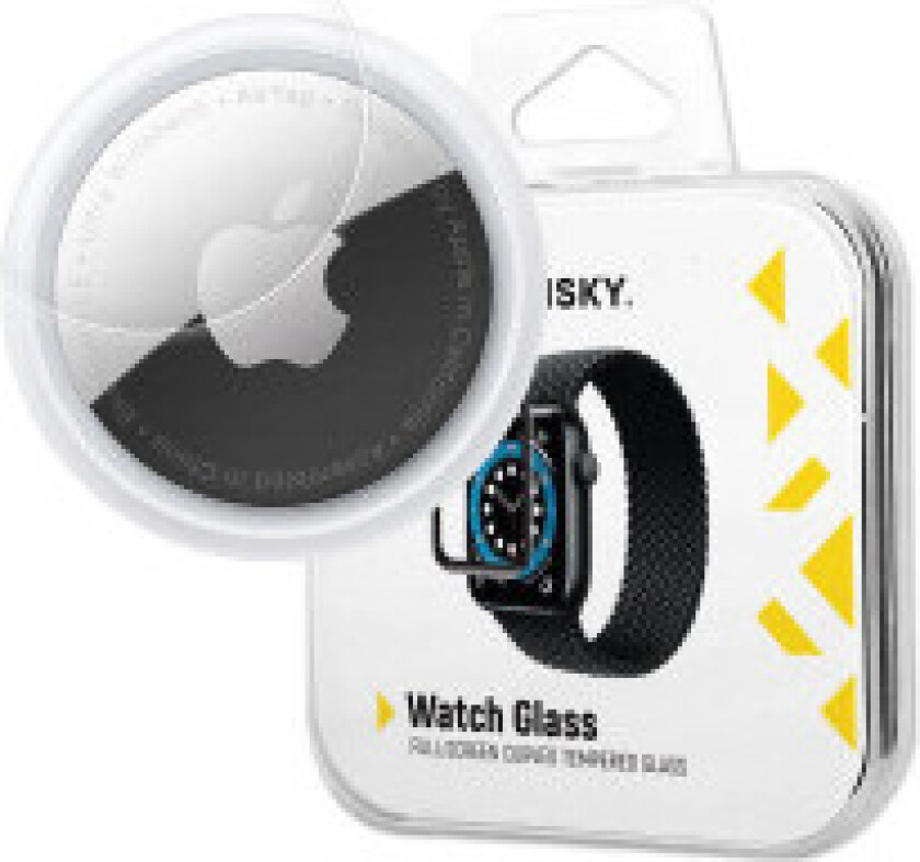 Hybrid beskyttelsesglass for Apple AirTag svart