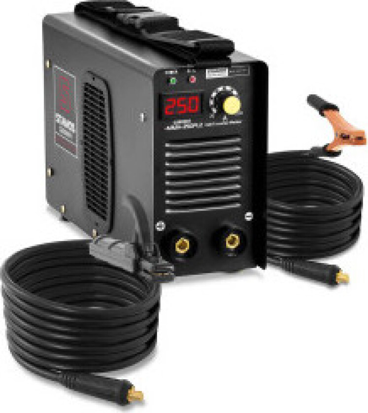 Kompakt pålitelig MMA IGBT sveisemaskin med LED-display 250A 230V S-MMA-250PI.2