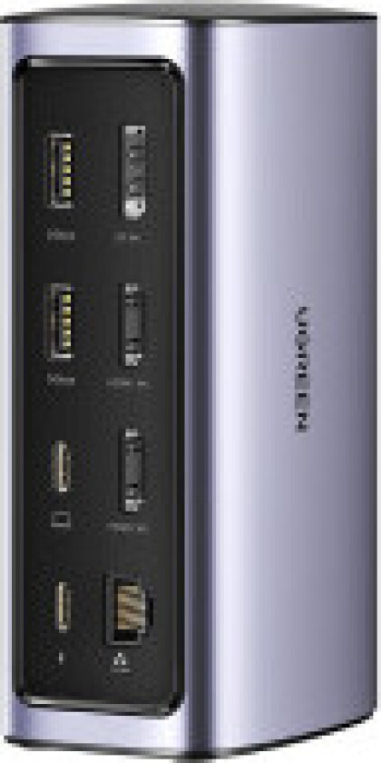 12in1 Multifunksjonell dockingstasjon HUB-adapter Ugreen CM555 - grå