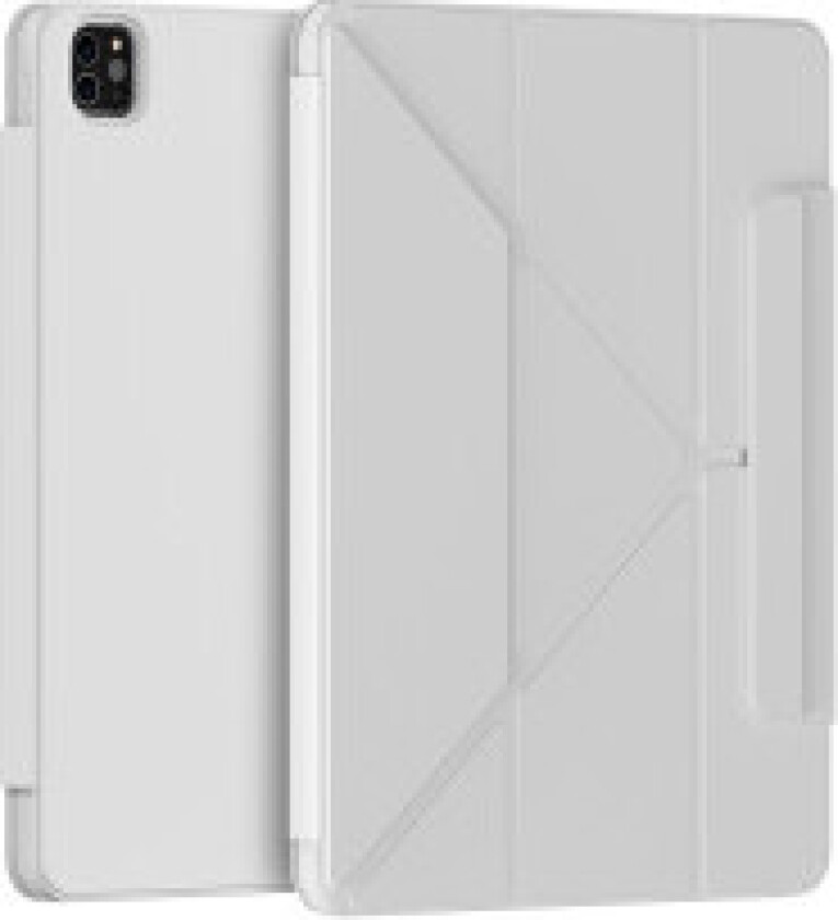 Deksel med stativ for iPad Pro 12.9'' 2018-2021 Safattach Y-type hvit