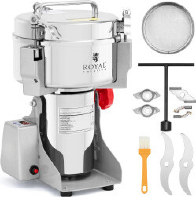 Profesjonell elektrisk kvern for krydder, urter, kaffe, 1000 g, 3000 W