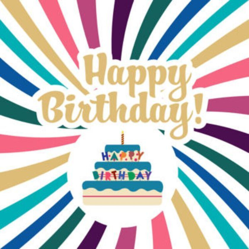 Bilde av Serviet Happy Birthday 3-lags 20 Stk.