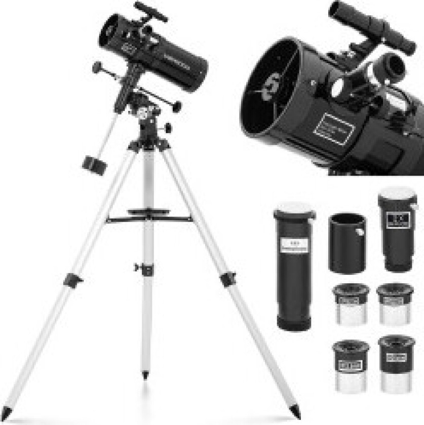 Newtonsk astronomisk teleskop Uniprodo 1000 mm dia. 114 mm