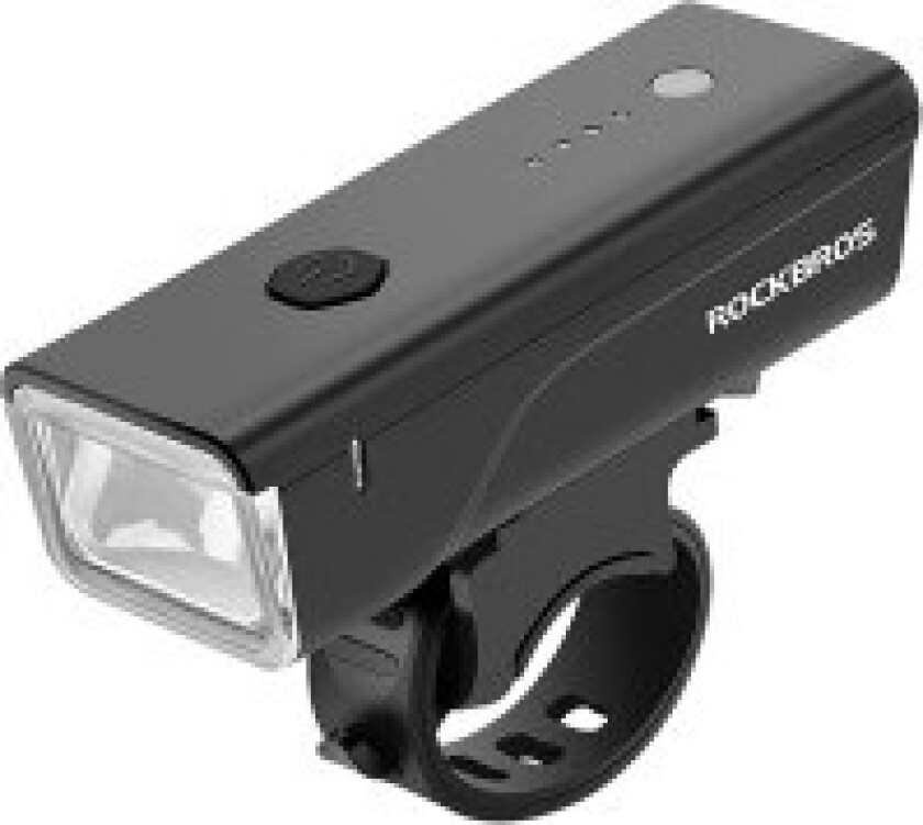 Sykkellykt foran 260lm + USB-C-kabel 4 driftsmoduser