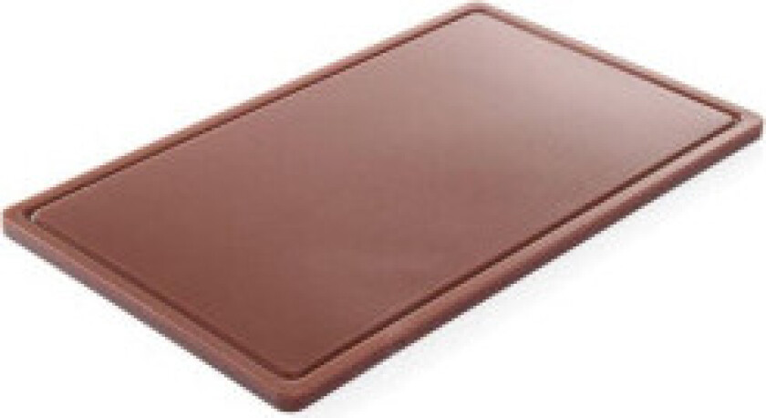 HACCP skjærebrett for kjøtt og pålegg GN 1/2 brun - Hendi 826140