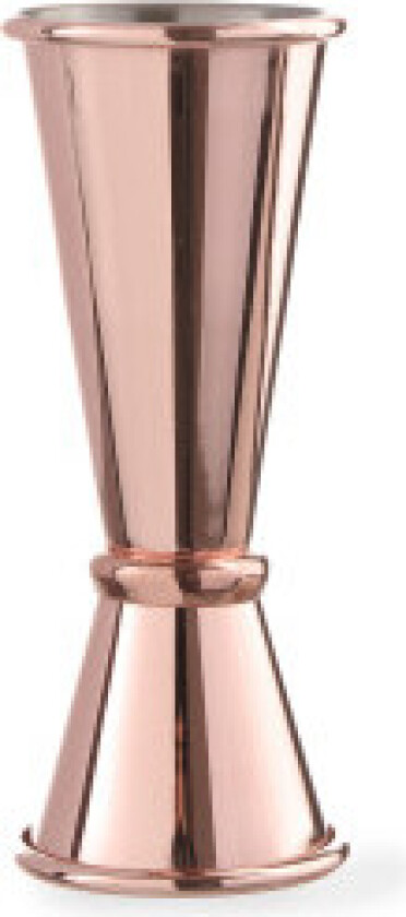 Bartenderens målebeger for drinker, dobbeltsidig, kobber, 25ml 50ml Hendi 593332