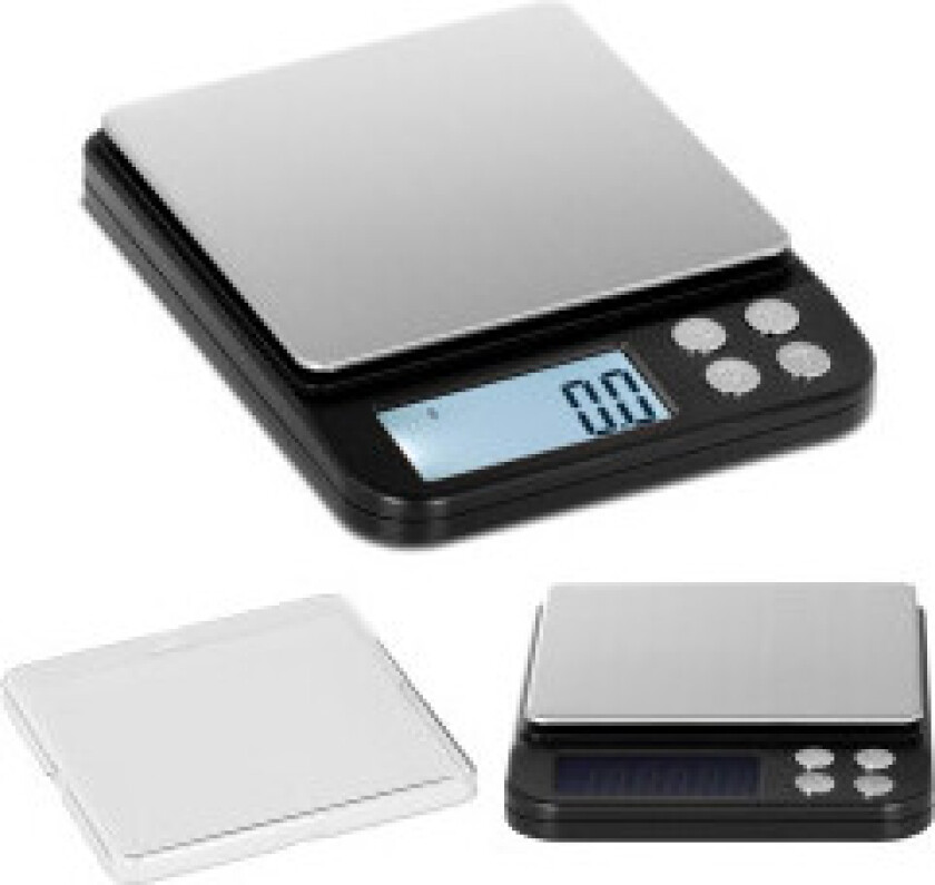 Elektronisk kjøkkenvekt med stykktellingsfunksjon 3kg / 0,1g