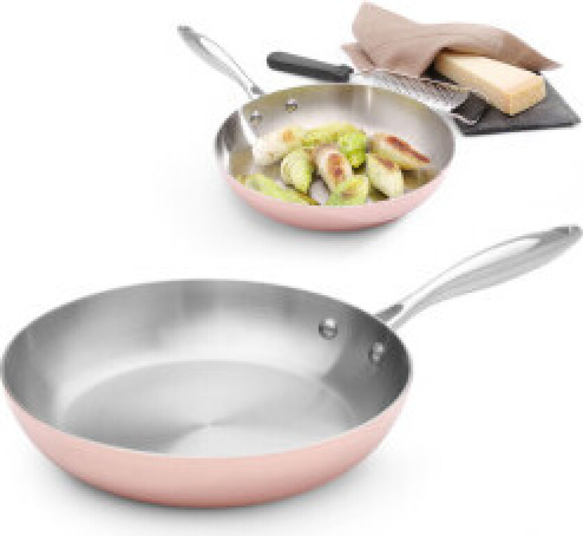 Induksjonskobber stekepanne 240 x 50 mm - Hendi 607060