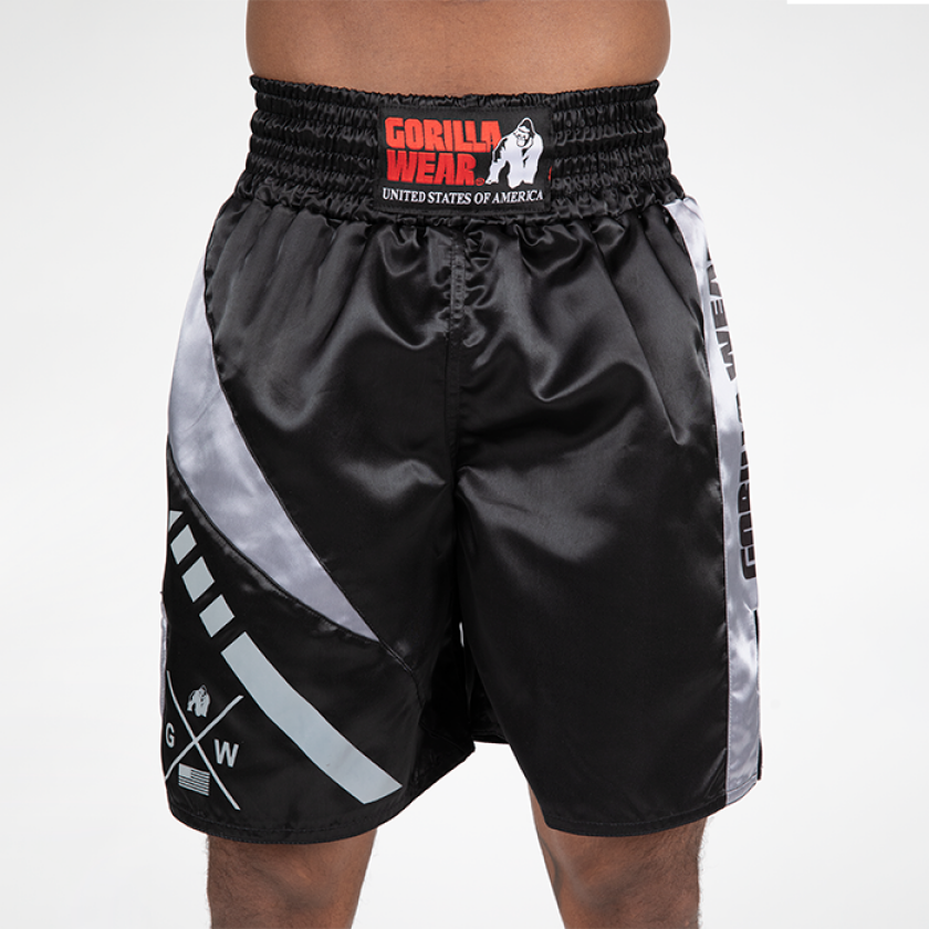 Hornell Boxing Shorts, Black/Grey