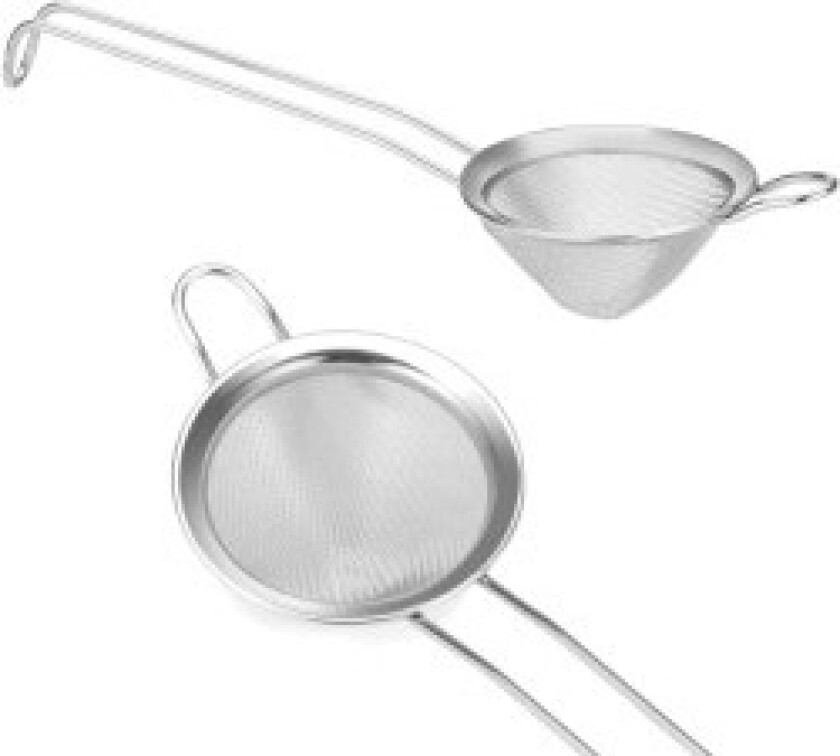 Konisk bartendersil i stål, dia. 75 mm