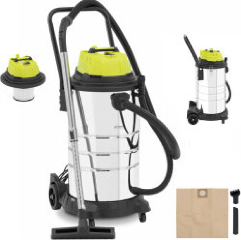 Industristøvsuger for tørt og vått bruk 1200 W 60 l