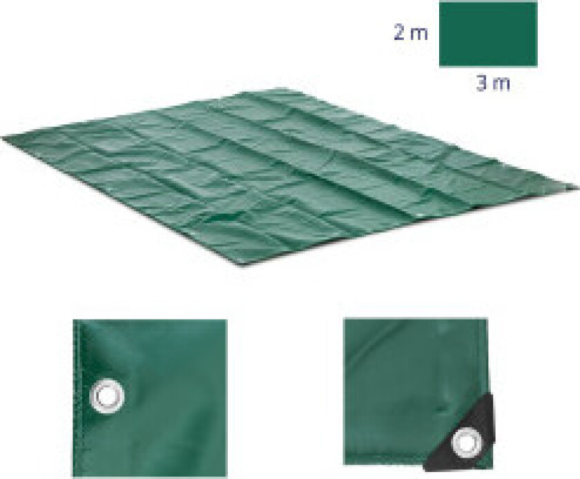Beskyttelsestrekk presenning med maljer 300 x 200 cm