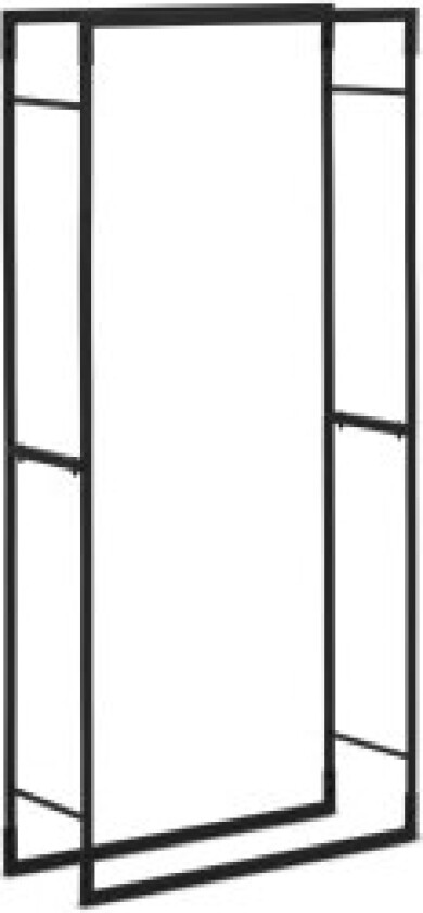 Rektangulært vedstativ i metall LOFT opptil 35 kg 60 x 25 x 150 cm