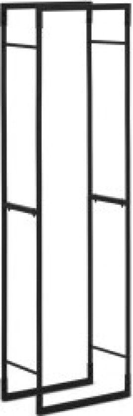 Metall rektangulært vedstativ LOFT opp til 30 kg 40 x 25 x 150 cm