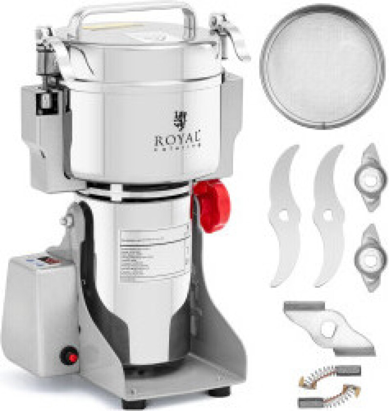 Profesjonell elektrisk kvern for krydder, urter, kaffe, nøtter, 800 g, 2100 W