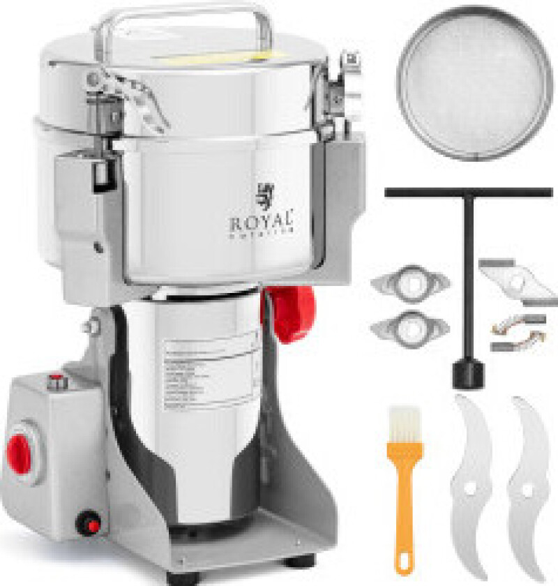 Profesjonell elektrisk kvern for krydder, urter, kaffe, nøtter, 2000 g, 3400 W