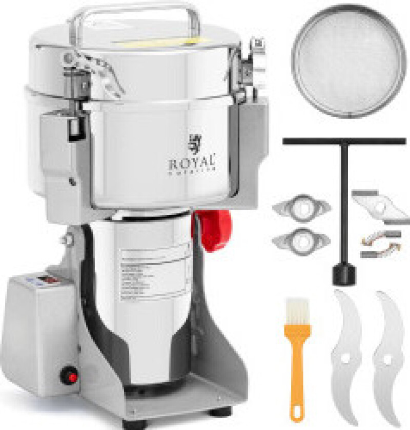 Profesjonell elektrisk kvern for krydder, urter, kaffe, nøtter, 2000 g, 3400 W