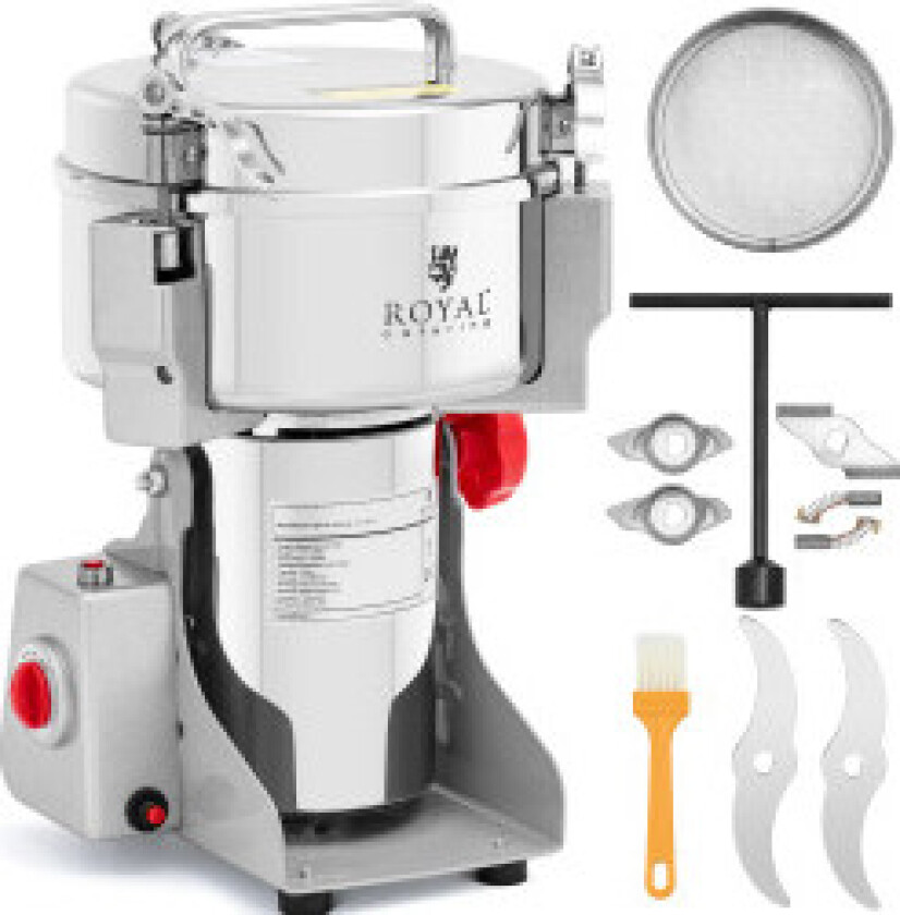 Profesjonell elektrisk kvern for krydder, urter, kaffe, nøtter, 1000 g, 3000 W