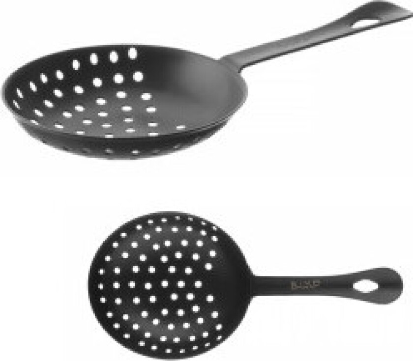 Bartendersil for siling av drinker og cocktailer Julep 160 x 76 mm - svart