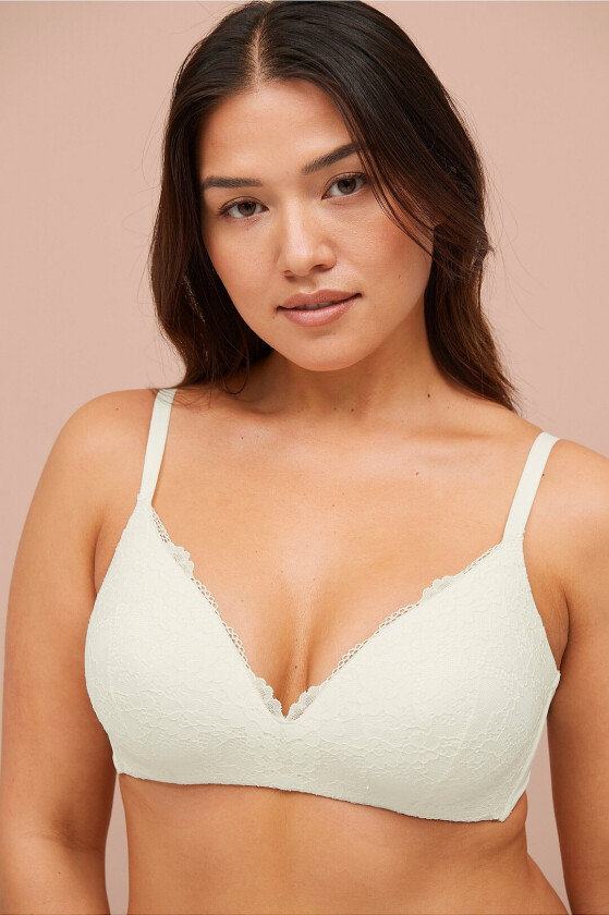 Myk bh Canna Lace - Hvit