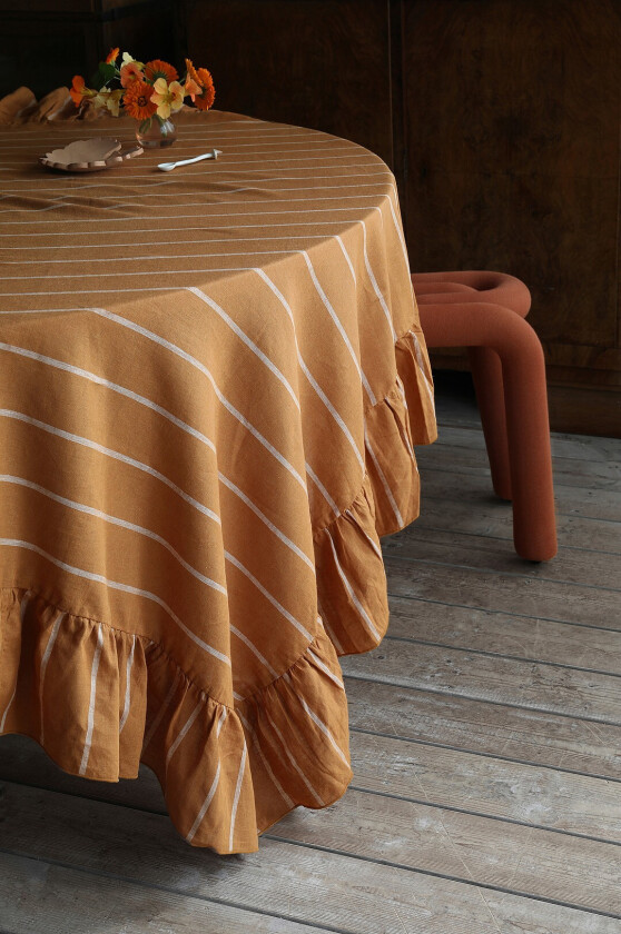 Duk med frill AlMa - Bronse