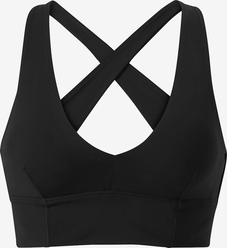 Sports-bh Black Sculpting Crossed Back Bra - Svart