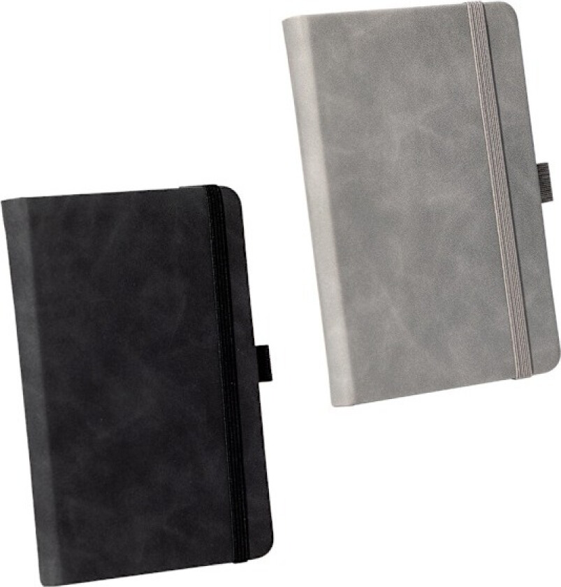 2-pakning Linjert Journal Notatbok, Hardcover PU-Lær Notatbok, A6, Liten Lomme Notatbok Bulk