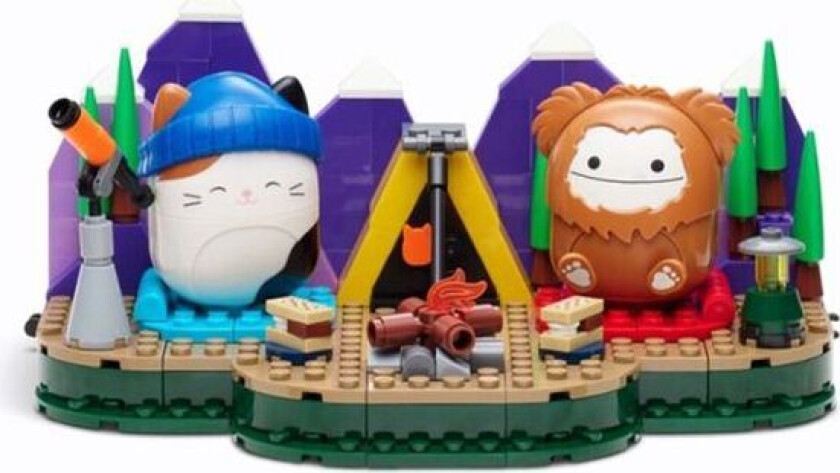 Squishmallows byggesett, Campout with Cam and Benny