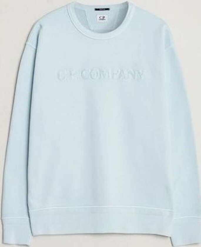 Resist Dyed Cotton Logo Sweatshirt Mint