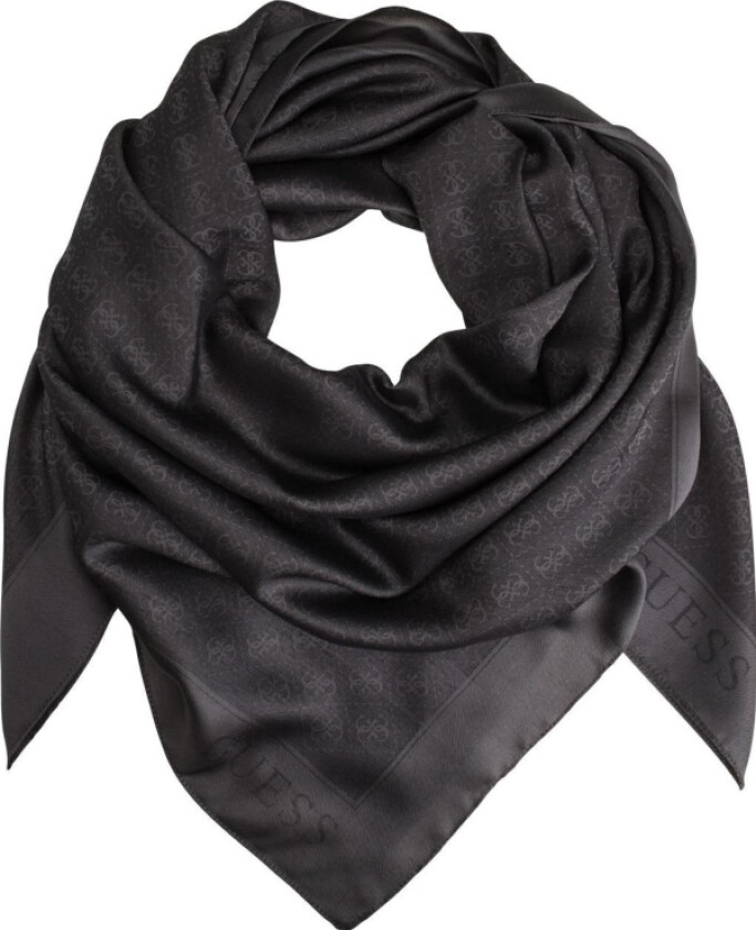 Rossana, Textile Scarf, Coal, 4G Logo, Aw8851 Pol03, 135 X 135 Cm, For Women For Women