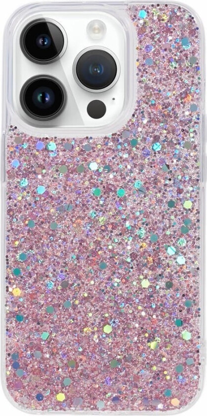 iPhone 15 Pro Max Deksel Sparkle Series Blossom Pink