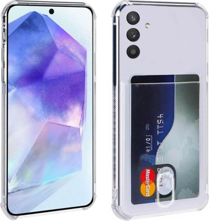 Silikondeksel med kortholder Samsung Galaxy A55