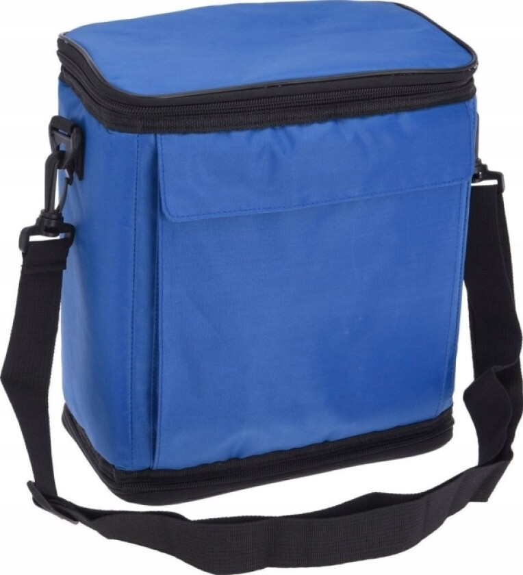 Utmerket Houseware Thermal Bag Med Kjølende Gel, For 12 Bokser, Marineblå Og Svart