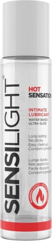 Sensilight: Hot Sensation, Water Based Ultra Glide, 60 ml