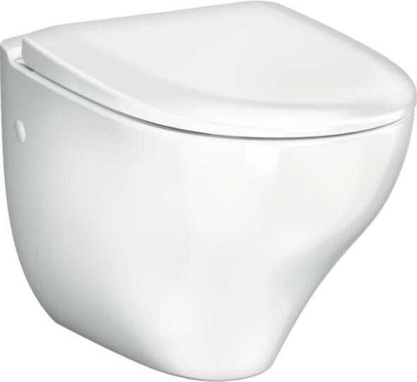 Nautic 1530 WC Vegghengt Toalett - Hygienisk Spyling Hvit