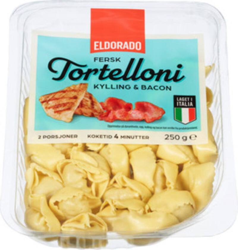 Tortelloni Kylling&bacon 250g