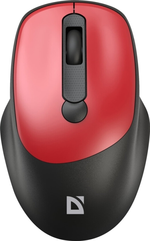 Mouse Trådløs Mus, Feam Mm-296, Svart Og Rød, Optisk, 1600Dpi