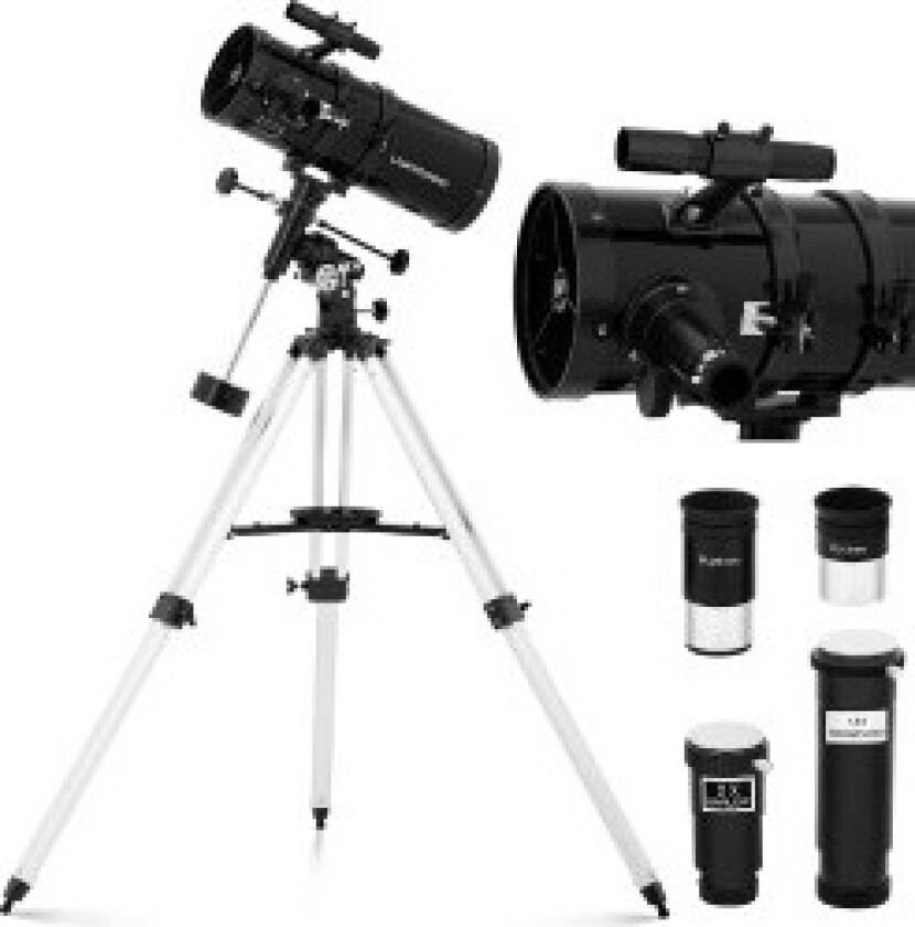 Newtonsk astronomisk teleskop Uniprodo 1400 mm dia. 150 mm