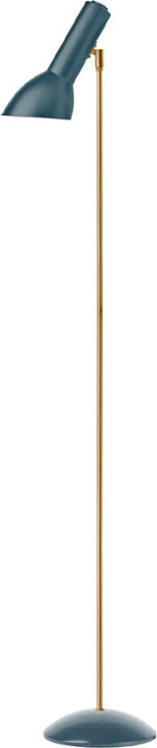 - Oblique Gulvlampe Petroleum Blå/Messing