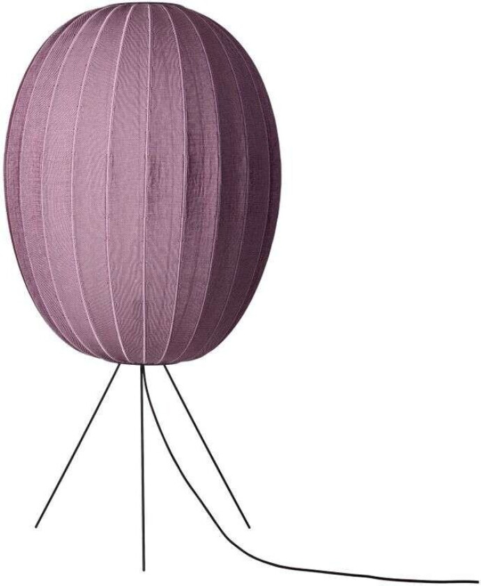 - Knit-Wit 65 Høy Oval Gulvlampe Medium Burgundy