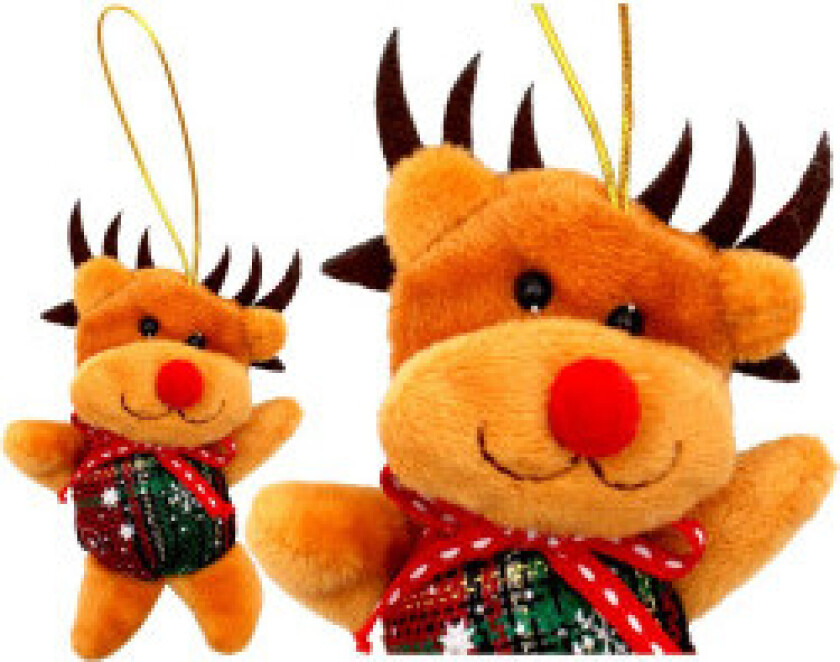 Reinsdyr julekuleanheng, 22 cm