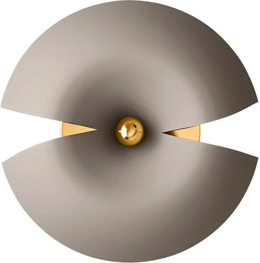 - Cycnus Vegglampe Ø45 Taupe/Gold