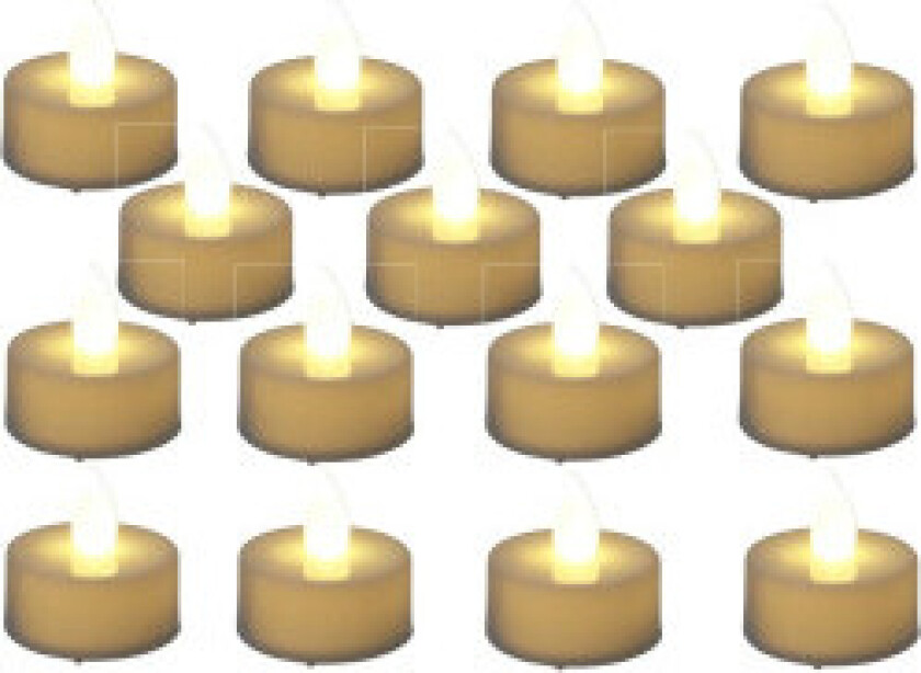 Sett med 15 LED telys