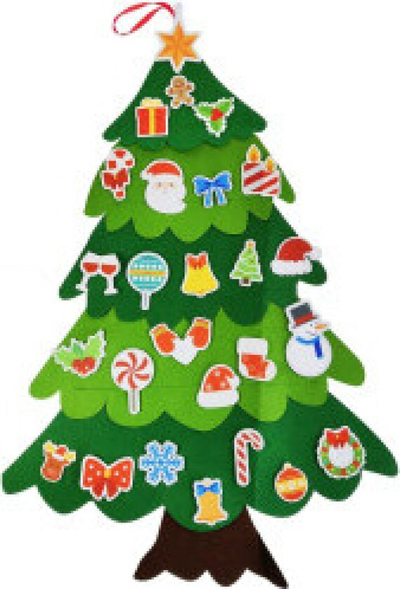Adventskalender juletre diy