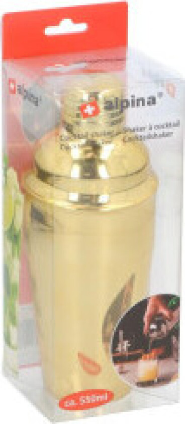 Cocktailshaker 550ml Alpina gull