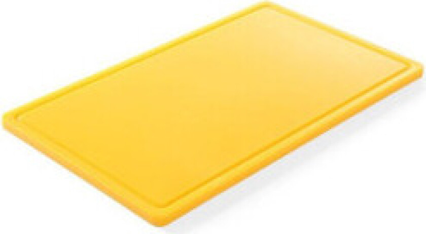 HACCP skjærebrett for fjørfe GN 1/2 gul - Hendi 826157